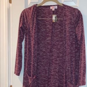 Marbled Burgundy Lularoe Sarah
